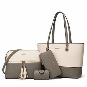 Classic Leather Handbag Gift Set